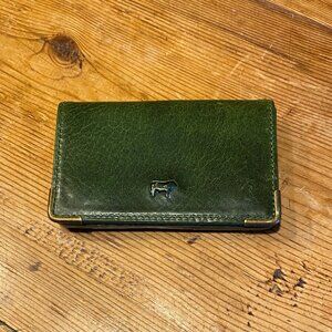 WILLIAM Italian Leather Magnetic Card Case